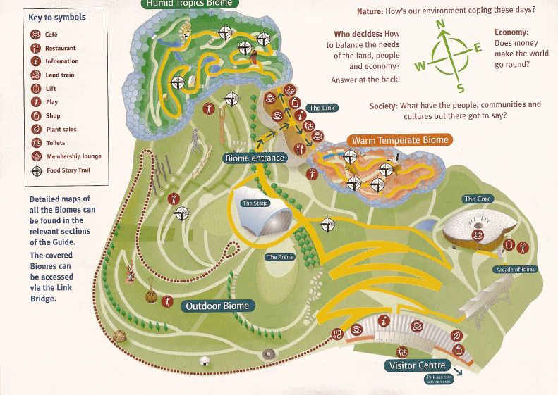 eden project map				